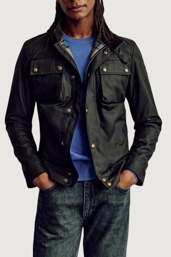 BELSTAFF-105306 BLACK -RACEMASTER JACKET
