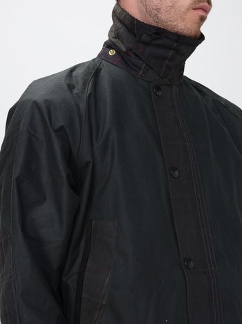 BARBOUR-MWX2585 SG51-ICONS PATCH BEDALE WAX JACKET 