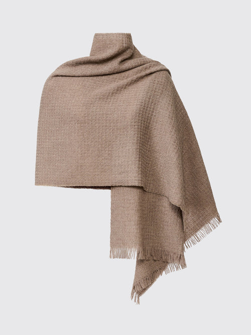 FABIANA FILIPPI-SAD216A874M526 165-SCIARPA IN MISTO LANA CASHMERE CON LUREX