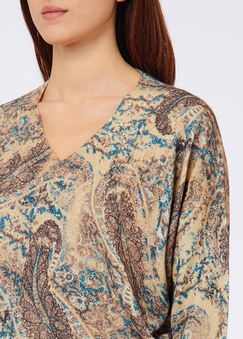 LIU JO WHITE-WF6311MA52S L9303-MAGLIA CHIUSA M/L STAMPATA