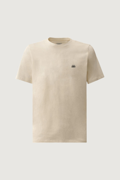 30/1 jersey short sleeve logo patch t-shirt
