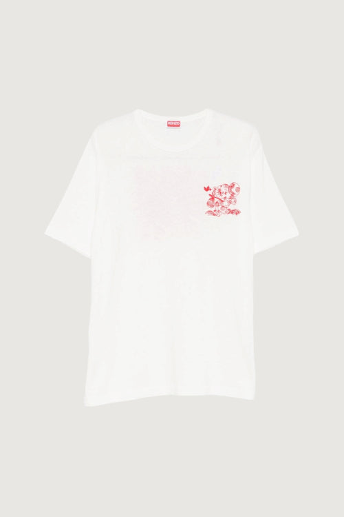 KENZO-FG55TS2164SK 02-GOTS KENZO CARTOON OUTLINED CL