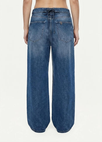 LIU JO BLUE DENIM-UA6510D0400 79157-PANT. CINTA ROVESCIATA