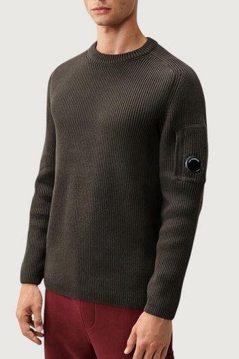 CP COMPANY-21CMKN101A006608A 985-FULL RIB COTTON CREWNECK 