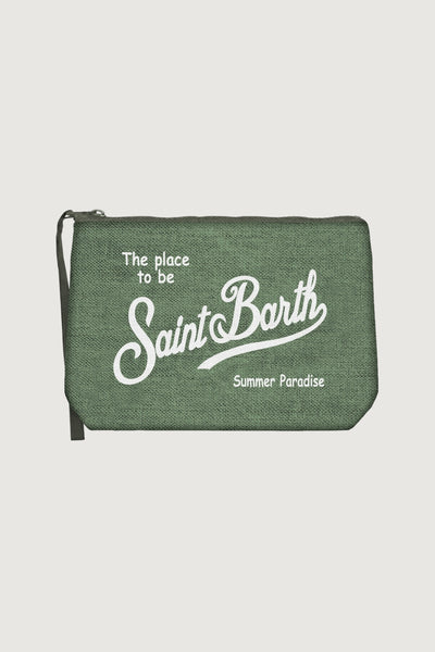 SAINTBARTH MC2-ALI0004 00144L-ALINE LINEN LINEN 52 MILITARY