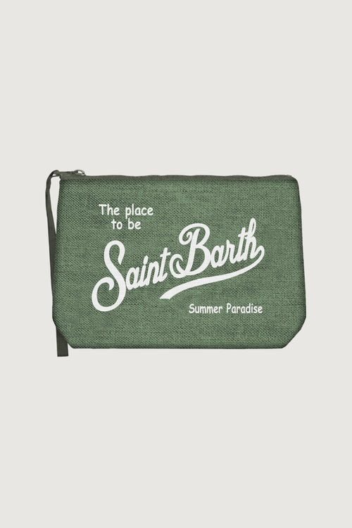 SAINTBARTH MC2-ALI0004 00144L-ALINE LINEN LINEN 52 MILITARY