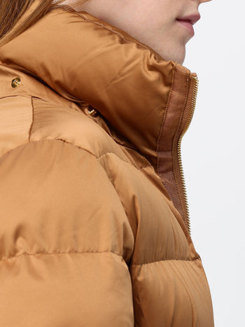 ELISABETTA  FRANCHI-PI92D66E2 AI6-WOMEN'S PADDED JACKET WITH BELT