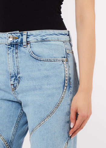 LIU JO COLLECTION-CA6130D4854 78840-PANT DENIM LUNGO 