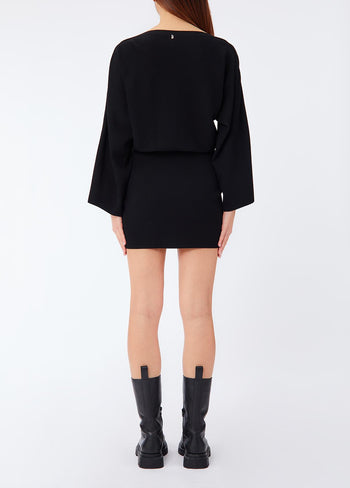 LIU JO COLLECTION-CF6093MS99E 22222-ECS ABITO MAGLIA M/AMPIE