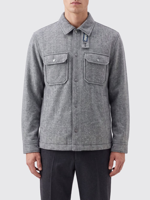 WOOLRICH-CFWOOS2018MBUT3046 163-WOOL CHECK ALASKAN SHIRT 