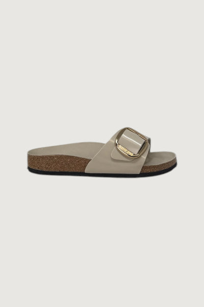 BIRKENSTOCK-1031823 OYSTER-MADRID BIG BUCKLE SHINE 