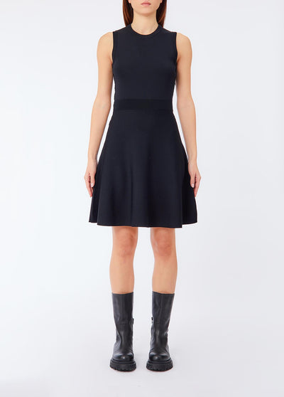 LIU JO COLLECTION-CF6005MS55N 22222-ECS ABITO MAGLIA CON PIZZO
