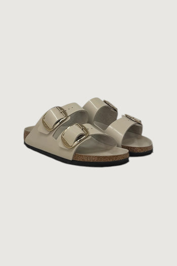BIRKENSTOCK-1031873 OYSTER-ARIZONA BIG BUCKLE SHINE 