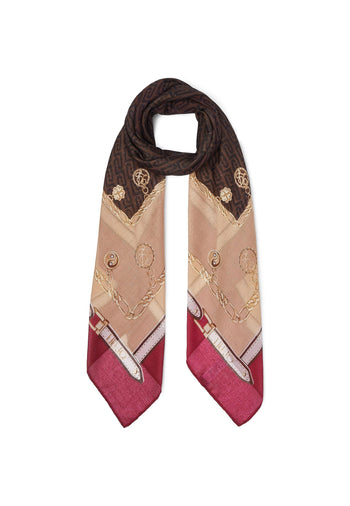 LIUJO ACCESSORI-2F6069T2745 92033-ECS FOULARD CHARMY 120X120