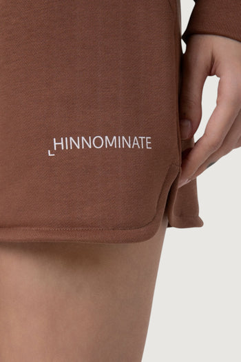 HINNOMINATE-HMABW02377 MA63-SHORT IN FELPA CON SPACCHETTI LATERALI