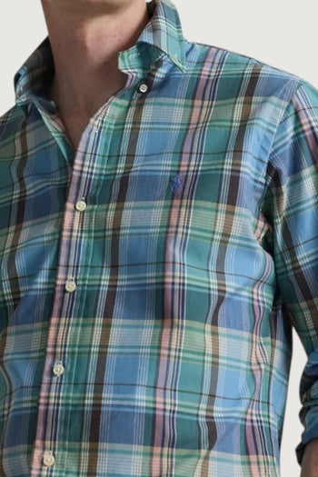 Camicia in popeline scozzese custom-fit - 4