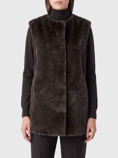 HERNO-GI00055DR12896 8810-Gilet Donna Maglia