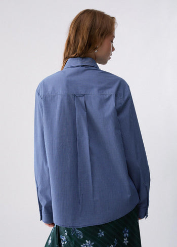 LIU JO WHITE-WF6269T740A L9571-CAMICIA C/ CRAVATTA CON RICAMI