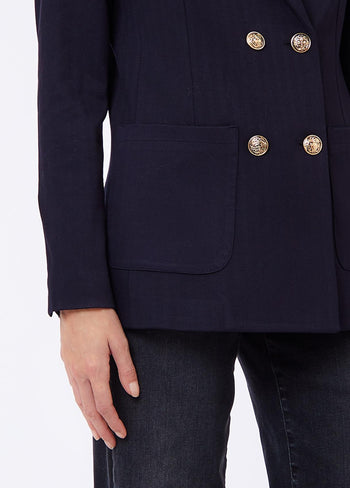 LIU JO WHITE-WF6366J3976 93922-BLAZER DOPPIO PETTO