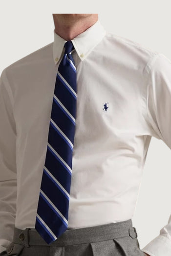 Camicia in popeline stretch custom-fit - 4