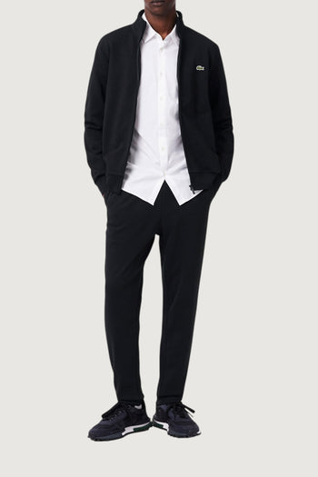 LACOSTE-XH8869 031-Pantaloni della tuta tapered fit in tessuto felpat