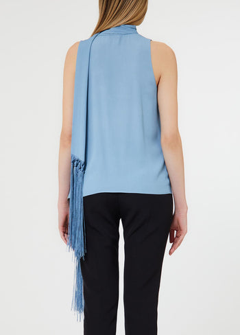 LIU JO COLLECTION-CF6206T2578 X0805-TOP C/SCIARPA FRANGIA