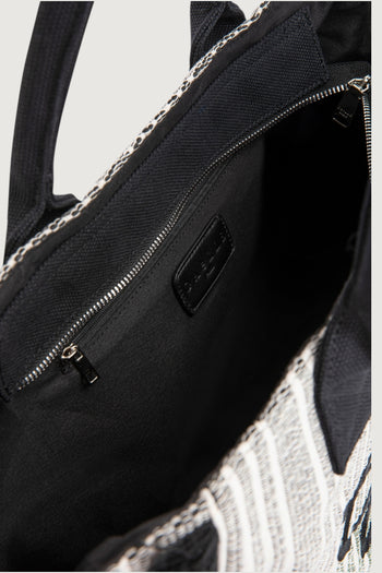 GAELLE-GAACW03190 NE01-MAXI SHOPPER RICAMO FIRMA