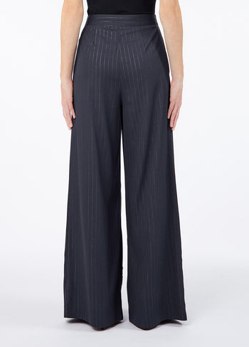LIU JO COLLECTION-CF6085T826A D3074-PANT.TS AMPIO RICAMATO