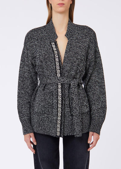 LIU JO WHITE-WF6382MA27S L9288-MAGLIA APERTA M/L PASSAMANERIA