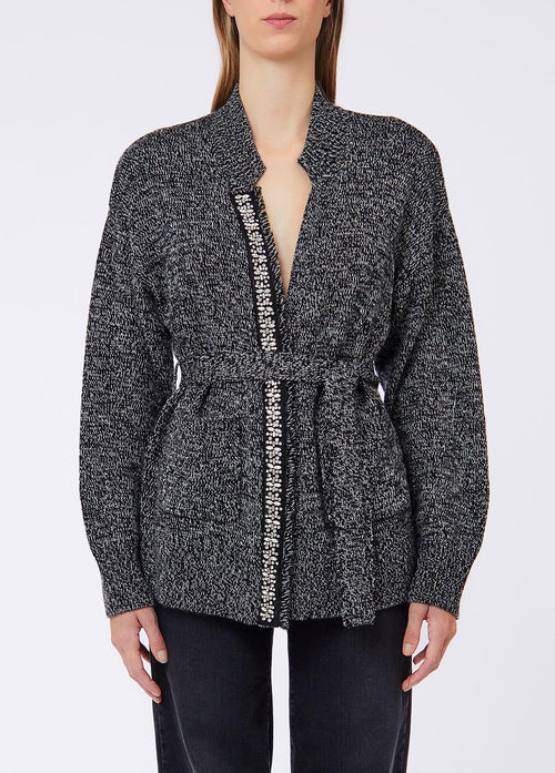 LIU JO WHITE-WF6382MA27S L9288-MAGLIA APERTA M/L PASSAMANERIA
