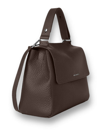 Orciani Sveva Media Soft Borsa Spalla Donna Testa di Moro - 4