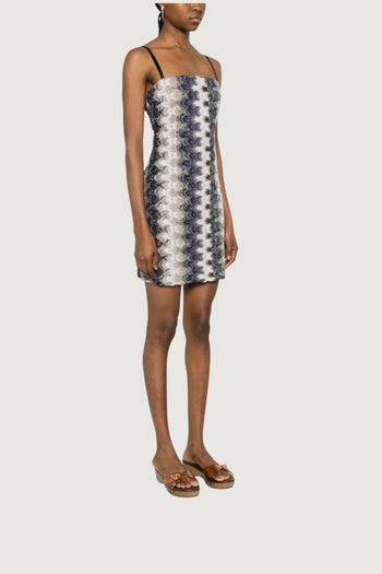 MISSONI-DS26SG3XBR015J S72RA-SLEEVELESS SHORT DRESS