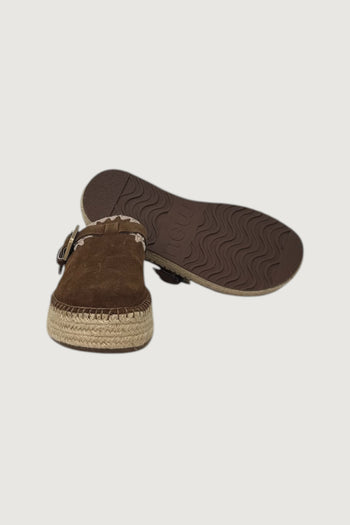 MOU-MU.SW641000A NUTBR -JUTE CLOG PLAIN SUEDE