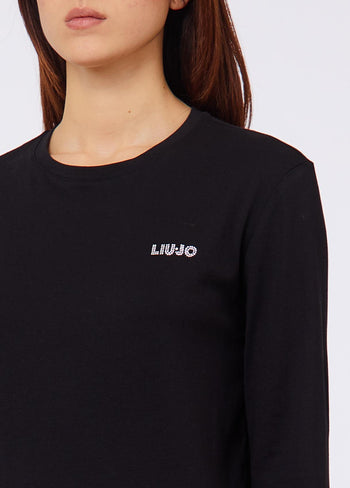 LIU JO WHITE-WF6451J6308 L9479-T-SHIRT REGULAR FIT M/L