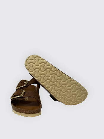 BIRKENSTOCK-1011073 COGNAC-ARIZONA BIG BUKKLE 