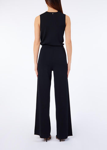 LIU JO COLLECTION-CF6089MS55N 22222-ECS TUTA MAGLIA CON BAGUETTE