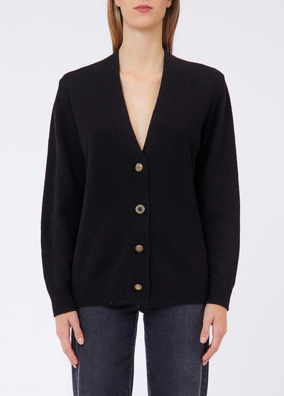 LIU JO WHITE-WF6417MS009 L9456-ECS MAGLIA APERTA M/L FODERATA