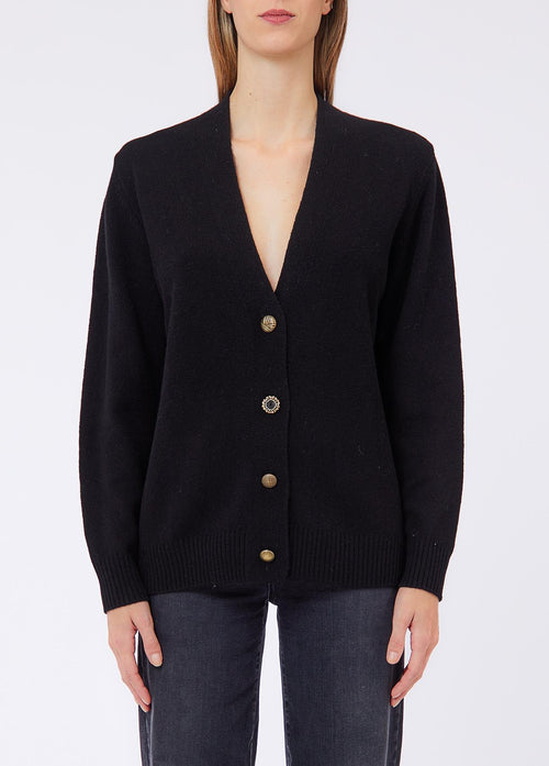 LIU JO WHITE-WF6417MS009 L9456-ECS MAGLIA APERTA M/L FODERATA