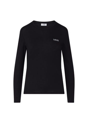 LIU JO WHITE-WF6451J6308 L9479-T-SHIRT REGULAR FIT M/L