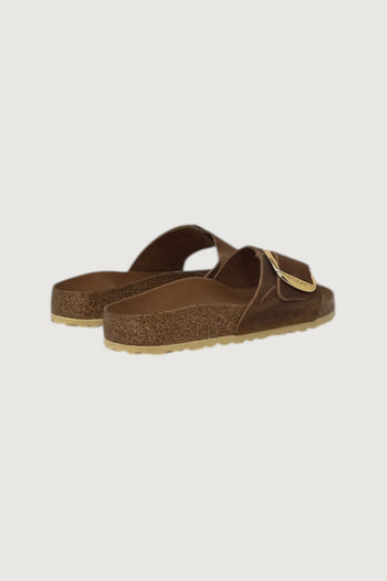 BIRKENSTOCK-1006525 COGNAC-MADRID BIG BUKKLE 