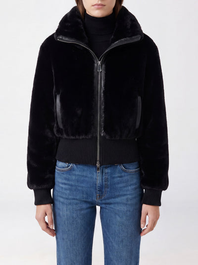PINKO-107040A3E7 Z99-BAGELS BOMBER ASPEN ASPETTO VI
