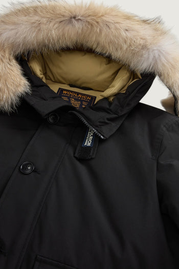 WOOLRICH-CFWOOU2238MRUT0001 BLK-POLAR DETACHABLE FUR BOMBER 