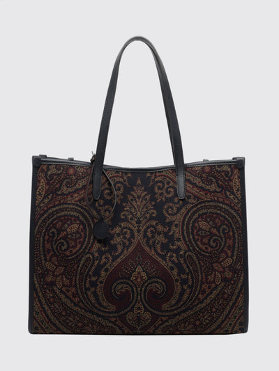 ETRO DONNA-WP1D0065AQ13A S9885-Shopping Lovetrotter L Jacquard Paisley 31x34x1