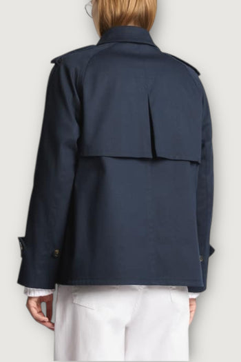 Cappa trench finta inglese+ricamo - 2