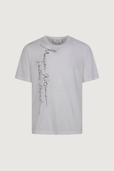 MAISON KITSUNE'-QM00113KJ7036 P100-T-SHIT POETIC SCRIPT