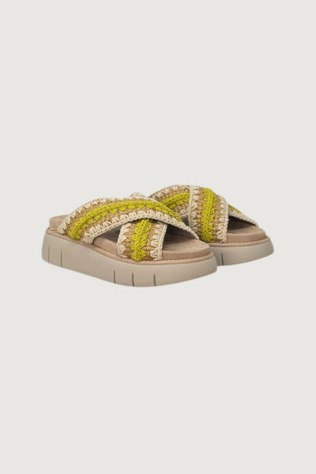 MOU-MU.SW531015K RNAT -BOUNCE SANDAL RAFFIA 