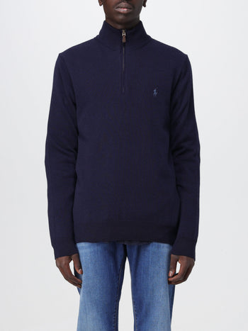 POLO RALPH LAUREN UOMO-710876756 001-Maglia in lana con cerniera