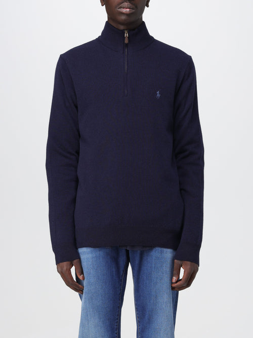 POLO RALPH LAUREN UOMO-710876756 001-Maglia in lana con cerniera