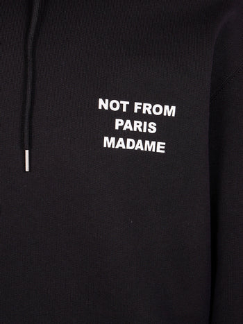 DRòLE DE-PERMHO162CO127 BL-Bold Slogan Hoodie