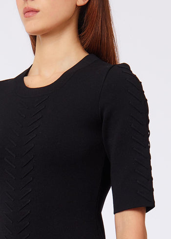 LIU JO WHITE-WF6185MS81R 22222-ECS ABITO MAGLIA FIT&FLAIR